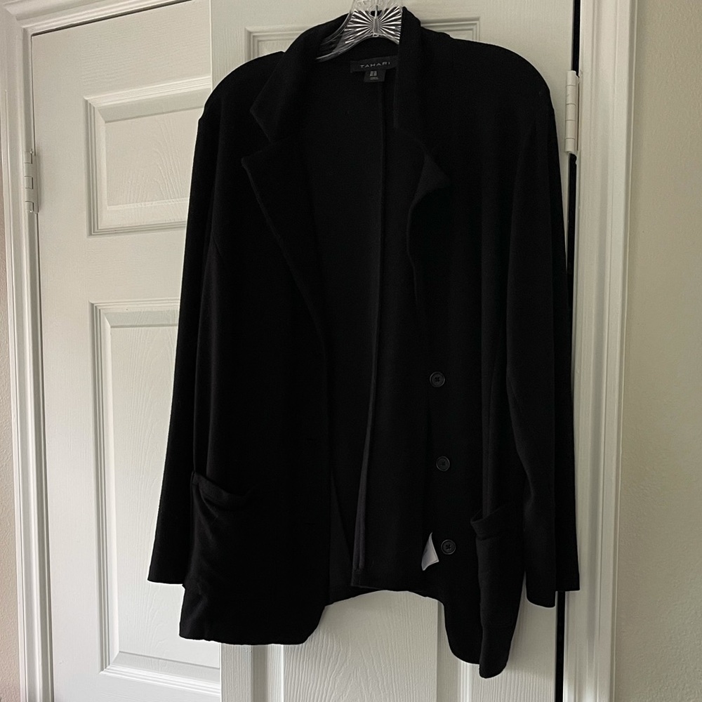 Tahari Black Blazer